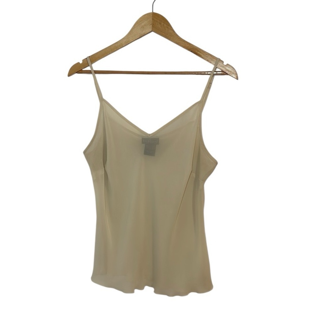 Bay Studio  Sheer Cream Cami, Large